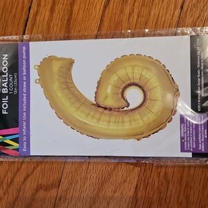 Gold Foil Balloon - Number 6, NWT